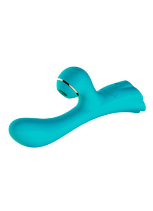 Vibromasseur double stimulation point G et clitoris par vibrations membrane - FAIRYBLUE